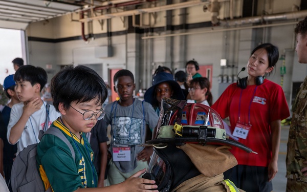 U.S., ROK students tour Osan