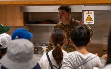 U.S., ROK students tour Osan