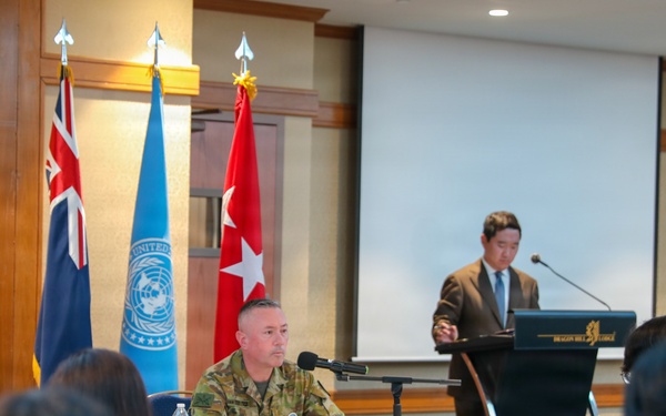 United Nations Command Deputy Commander Holds Press Conference