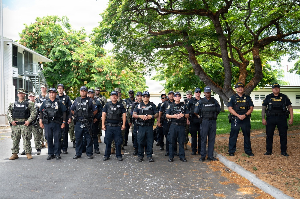 JBPHH Security Department, 647th Security Forces Squadron assist local authorities in prisoner search