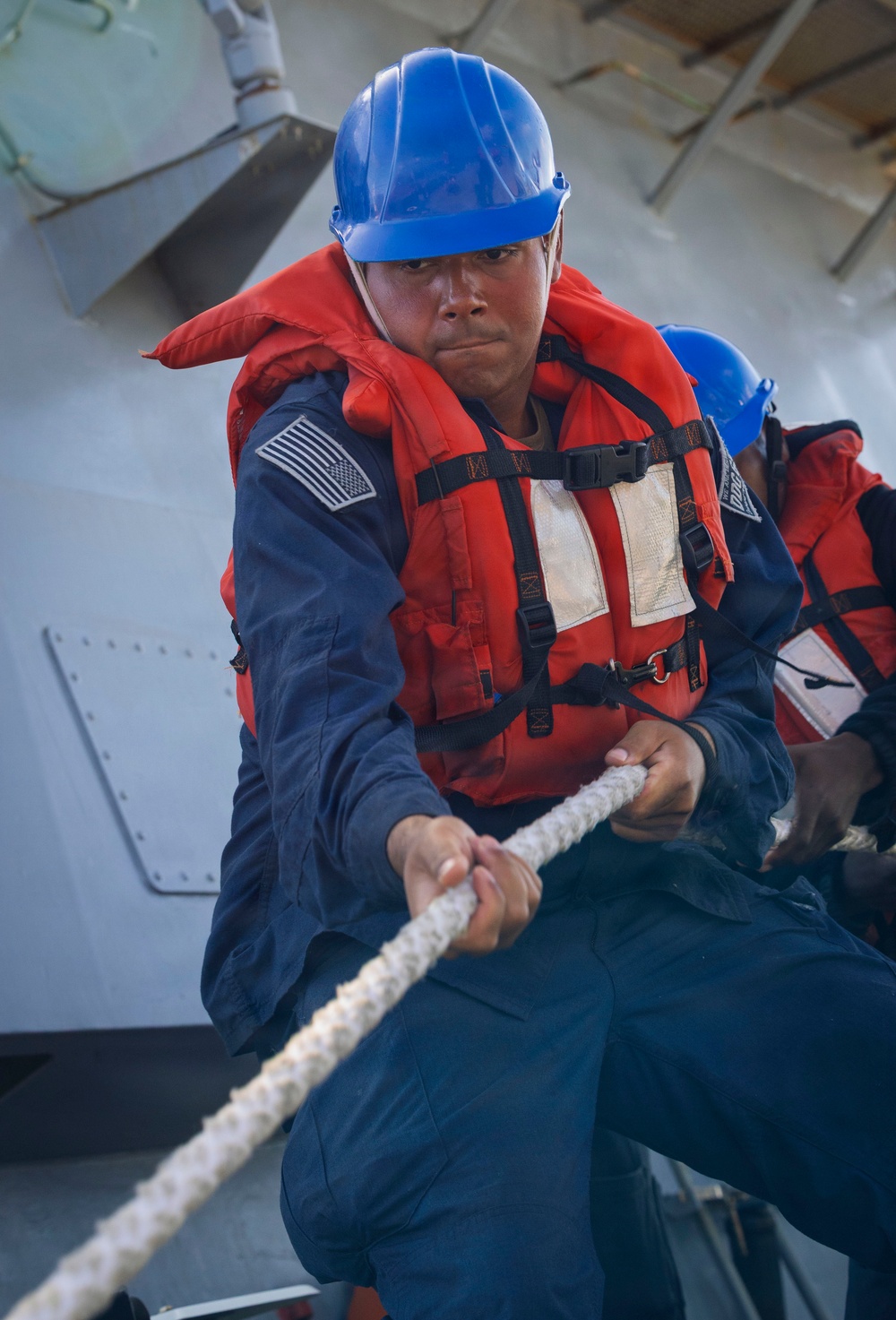 USS Benfold Conducts a Replenishment-at-Sea