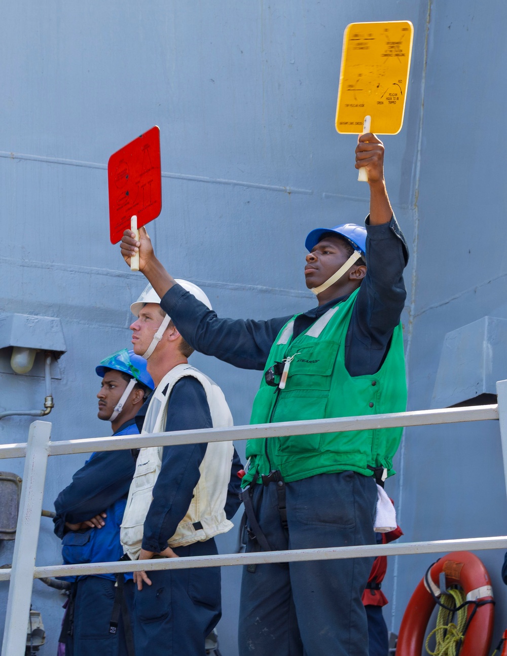 USS Benfold Conducts a Replenishment-at-Sea