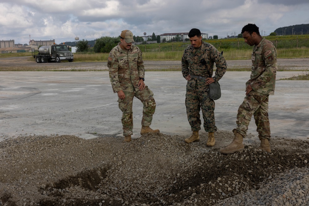 MWSS-171 conducts airfield damage repair and CBRN training during KMEP 26.2