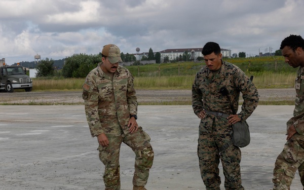 MWSS-171 conducts airfield damage repair and CBRN training during KMEP 26.2