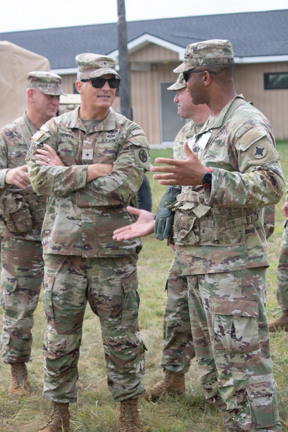 184th ESC Command Team Visits 298th