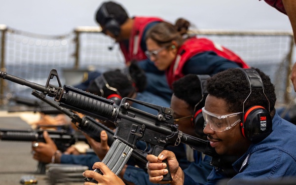 Rafael Peralta Conducts Gun Shoot