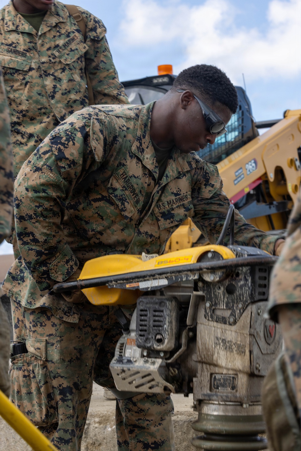 MWSS-171 conducts airfield damage repair and CBRN training during KMEP 26.2
