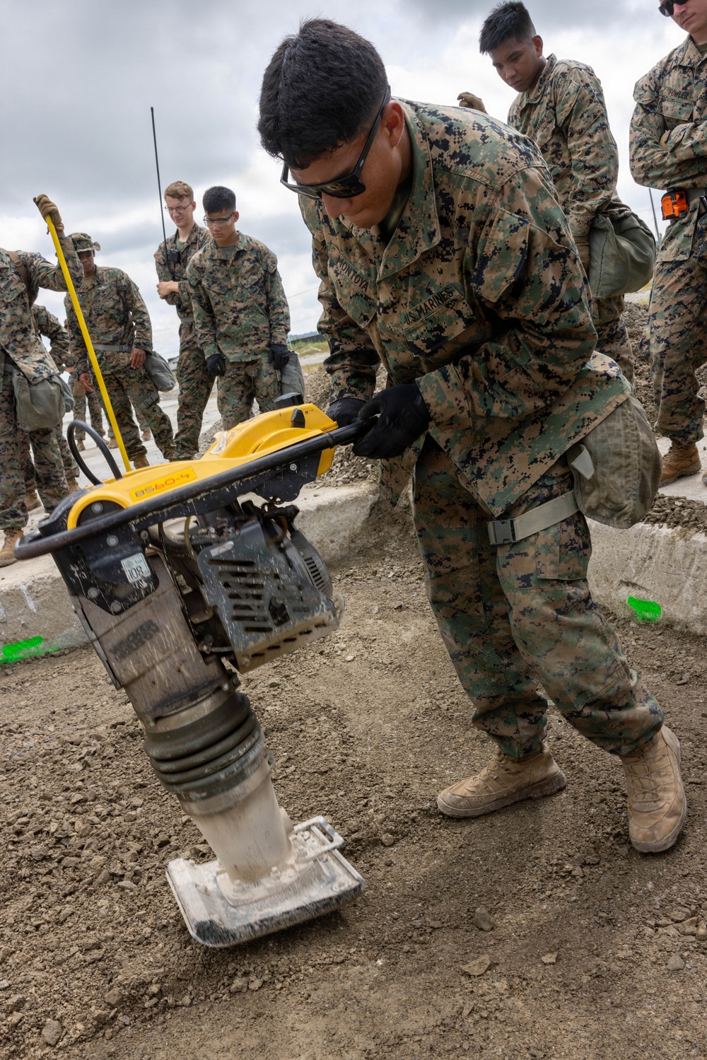 MWSS-171 conducts airfield damage repair and CBRN training during KMEP 26.2