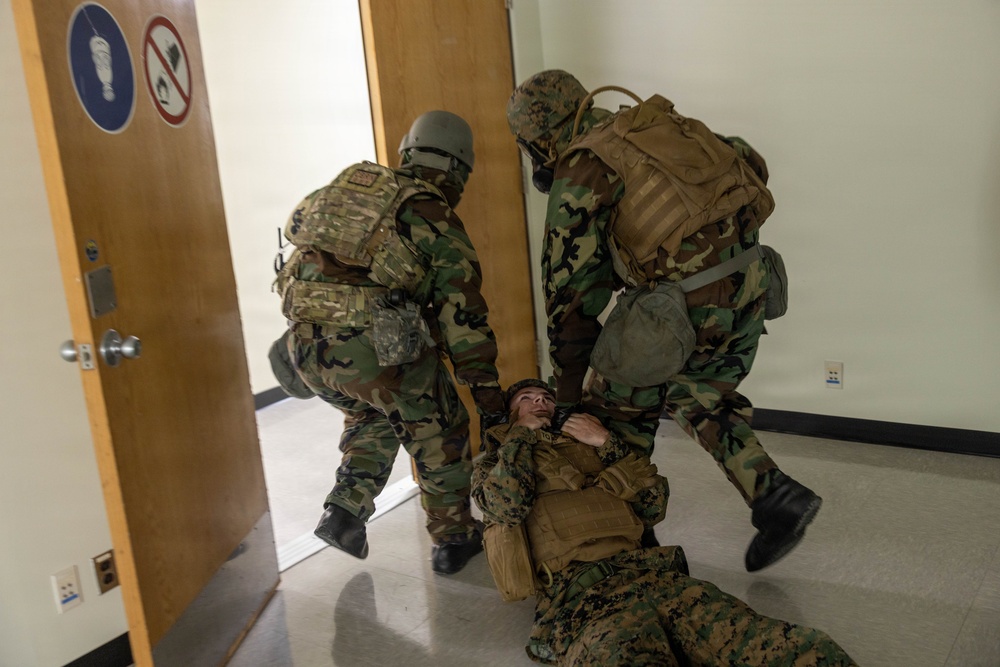 MWSS-171 conducts airfield damage repair and CBRN training during KMEP 26.2