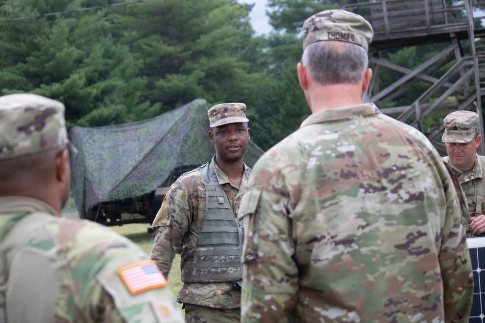 184th ESC Command Team Visits 298th CSSB