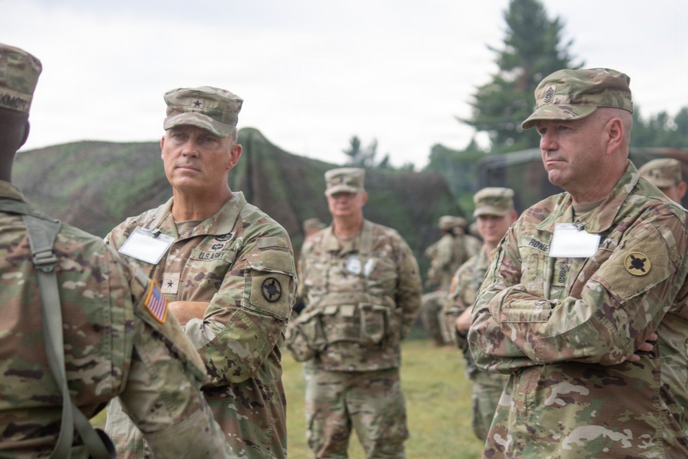 184th ESC Command Team Visits 298th CSSB at Northern Strike 26-2