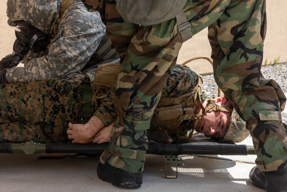 MWSS-171 conducts airfield damage repair and CBRN training during KMEP 26.2