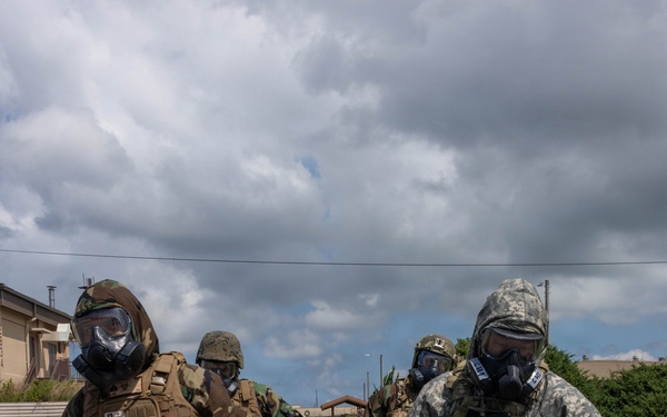 MWSS-171 conducts airfield damage repair and CBRN training during KMEP 26.2