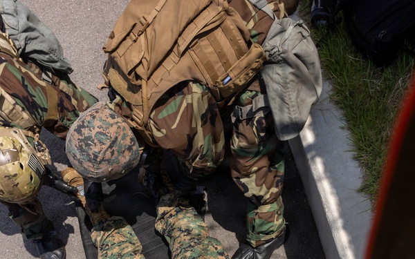 MWSS-171 conducts airfield damage repair and CBRN training during KMEP 26.2