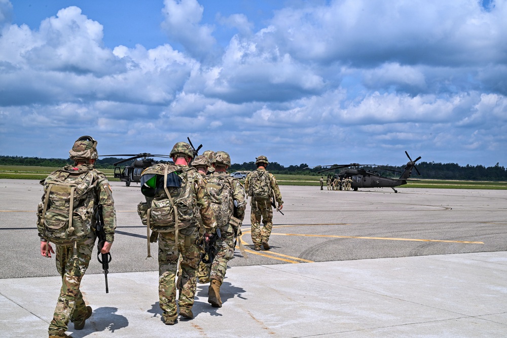 Michigan National Guard firefighters conduct Rescue Air Mobility training during Northern Strike 26-2