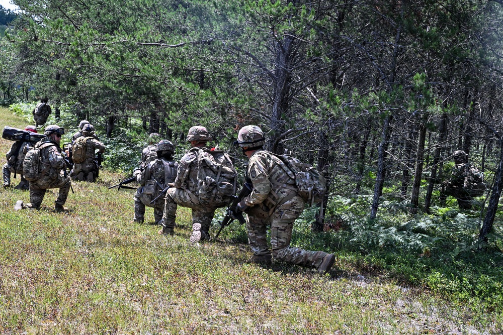 Michigan National Guard firefighters conduct Rescue Air Mobility training during Northern Strike 26-2