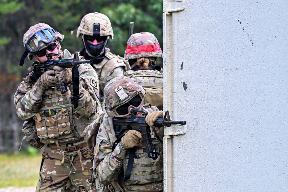Michigan National Guard firefighters conduct Rescue Air Mobility training during Northern Strike 26-2