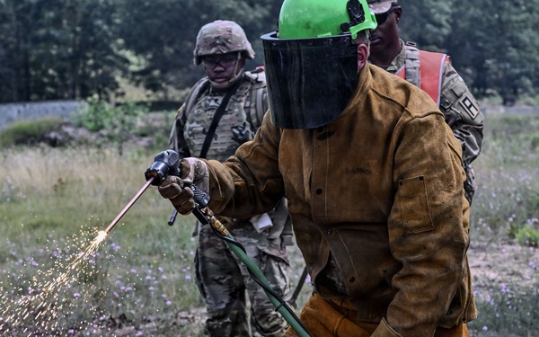 Michigan National Guard firefighters conduct Rescue Air Mobility training during Northern Strike 26-2