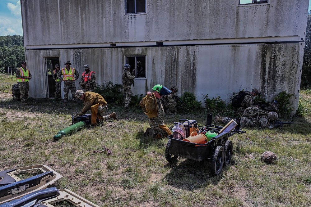 Michigan National Guard firefighters conduct Rescue Air Mobility training during Northern Strike 26-2