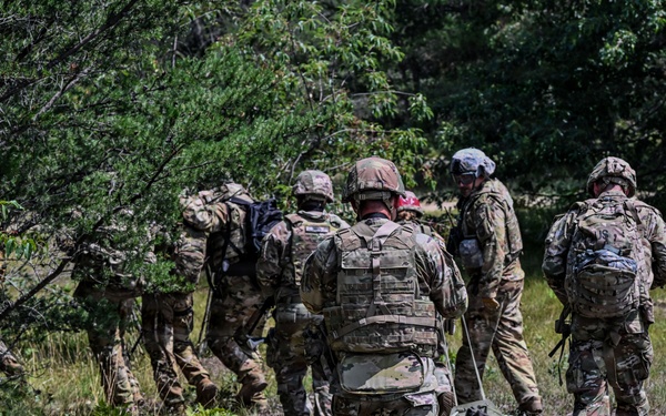 Michigan National Guard firefighters conduct Rescue Air Mobility training during Northern Strike 26-2