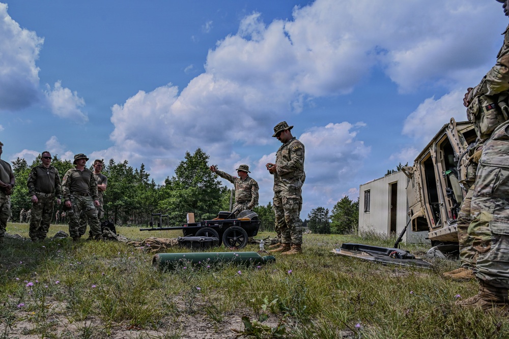 Michigan National Guard firefighters conduct Rescue Air Mobility training during Northern Strike 26-2