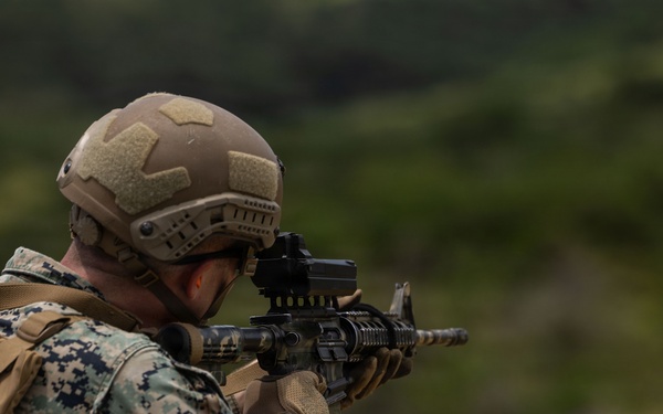 U.S. Marines with 12th LCT train with the SMASH 2000L Smart Optic