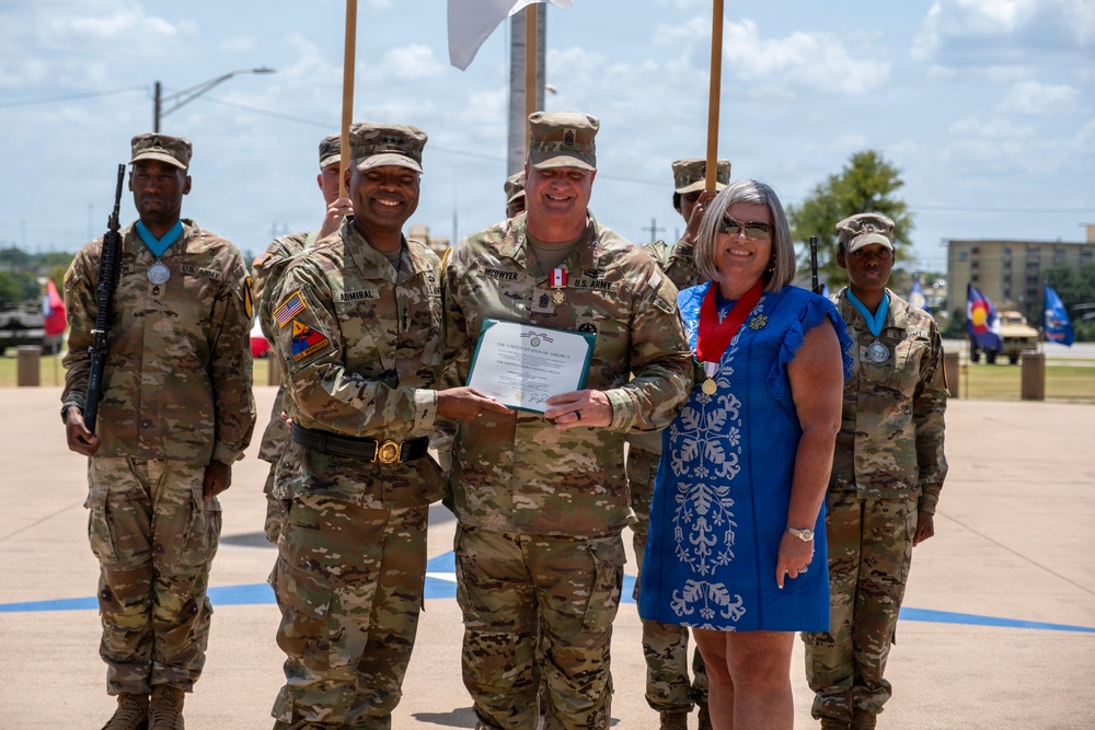 III Armored Corps honors Command Sgt. Maj. John P. McDwyer’s retirement after 38 years of service