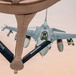 KC-135 refuels F16s for theater stability