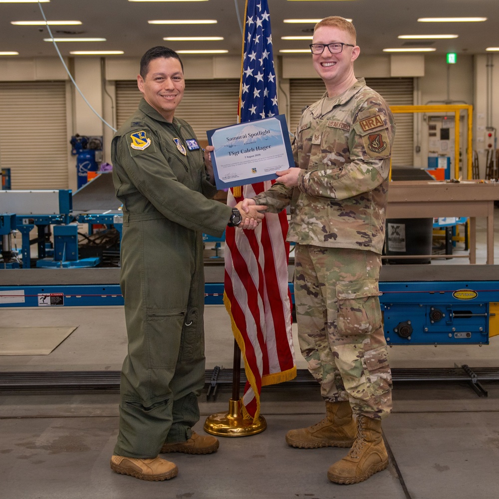 Samurai Spotlight: TSgt Caleb Hager