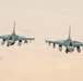 KC-135 refuels F16s for theater stability