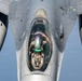 KC-135 refuels F16s for theater stability