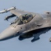 KC-135 refuels F16s for regional stability
