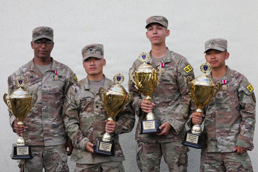 USAREUR-AF Best Squad Competition awards