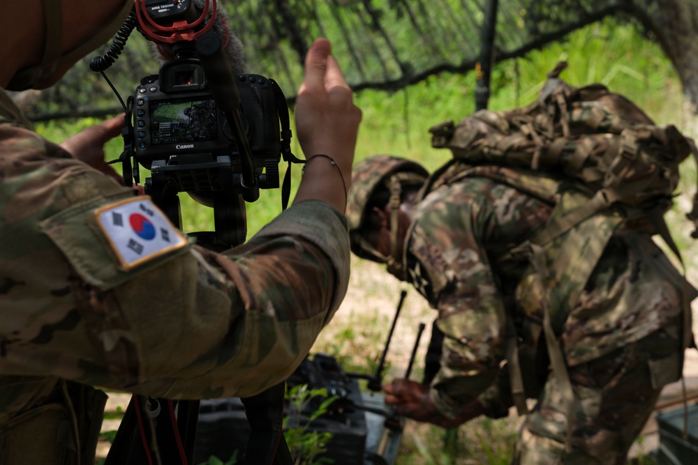 Army's only combined PA team captures 2ID/ Marine FPV drone training