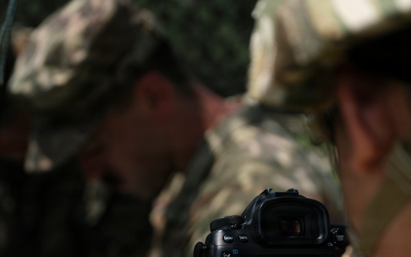 Army's only combined PA team captures 2ID/ Marine FPV drone training