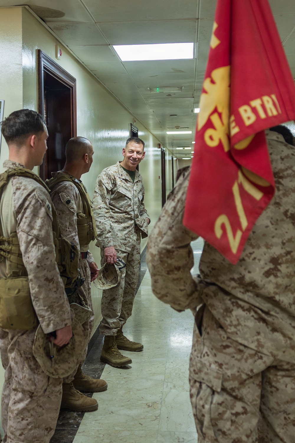 Task Force 51/5 Brigadier General Schmidt Visits 11th MEU Marines