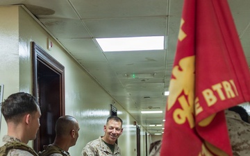 Task Force 51/5 Brigadier General Schmidt Visits 11th MEU Marines