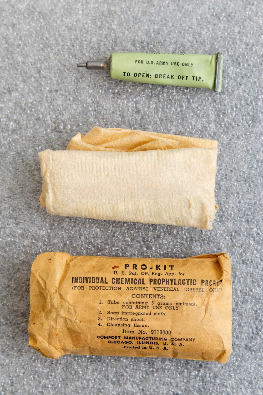 Individual Chemical Prophylactic Pack, circa World War II