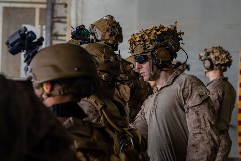 U.S. Marines Conduct TRAP Drill Aboard USS Boxer