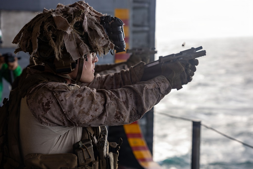 U.S. Marines Conduct TRAP Drill Aboard USS Boxer