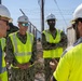 NAVFAC EURAFCENT Visits P676 Combatant Craft Support Facility Construction Site