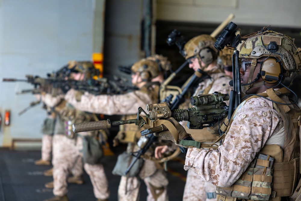 U.S. Marines Conduct TRAP Drill Aboard USS Boxer