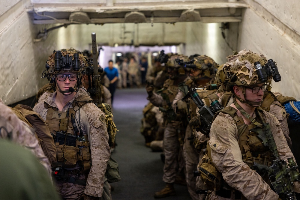 U.S. Marines Conduct TRAP Drill Aboard USS Boxer