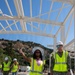 NAVFAC EURAFCENT Visits P676 Combatant Craft Support Facility Construction Site