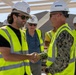 NAVFAC EURAFCENT Visits P676 Combatant Craft Support Facility Construction Site