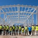 NAVFAC EURAFCENT Visits P676 Combatant Craft Support Facility Construction Site