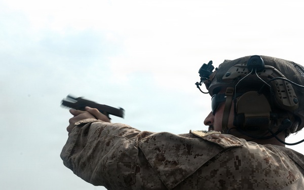 11th MEU Marines Conduct Marksmanship Training Aboard USS Portland