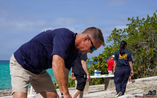 USS Cooperstown Sailors Volunteer in Nassau, Bahamas.