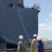Rear Adm. Benjamin R. Nicholson visits USS Hershel "Woody" Williams