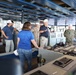 Rear Adm. Benjamin R. Nicholson visits USS Hershel "Woody" Williams